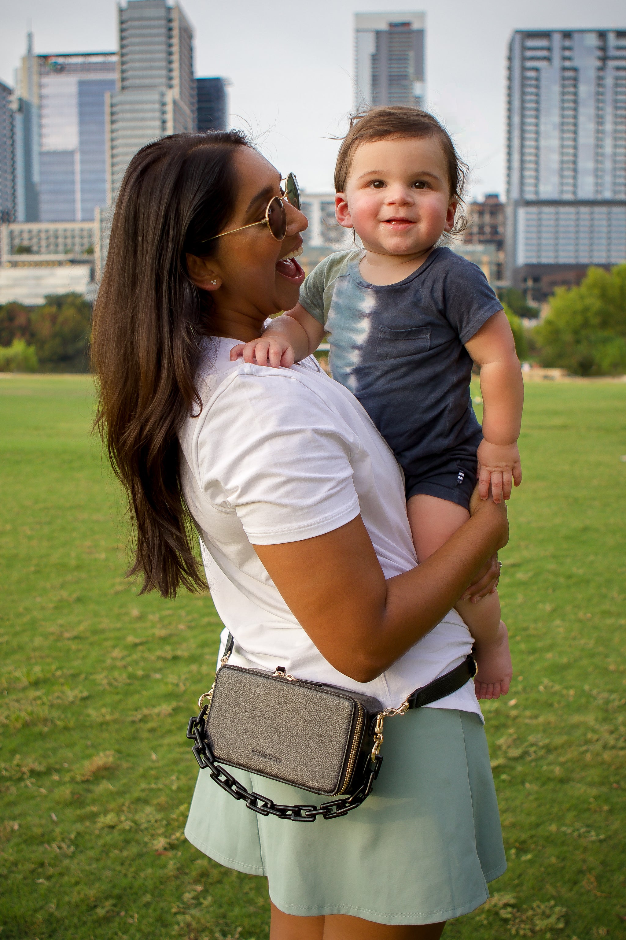 The Millie Compact Dog Mom Bag | Converts to Handbag | Mazie Days