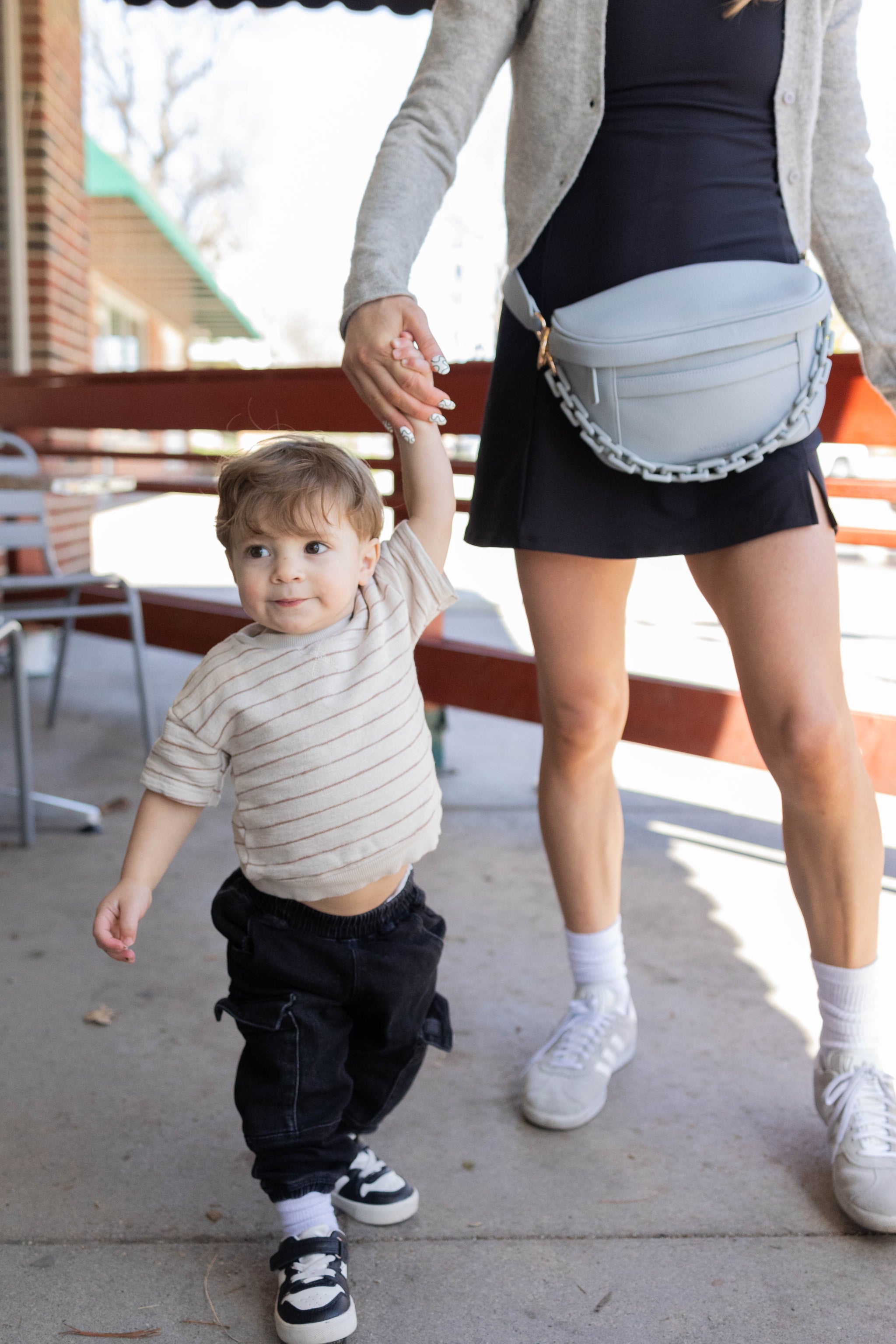 The Charlie Dog Walking Bag – More Room, Same Style | Mazie Days