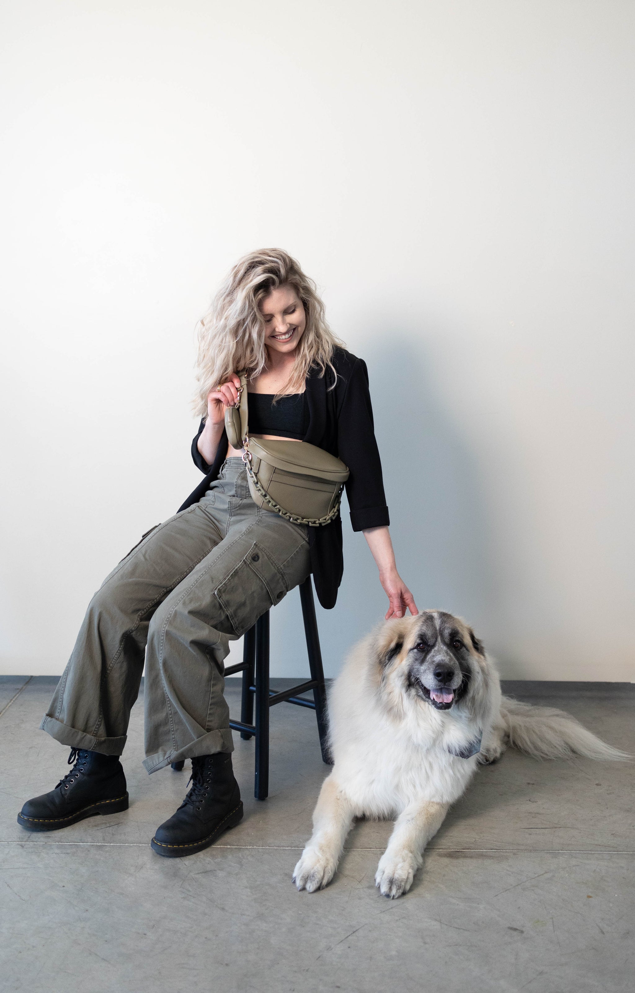 The Charlie Dog Walking Bag – More Room, Same Style | Mazie