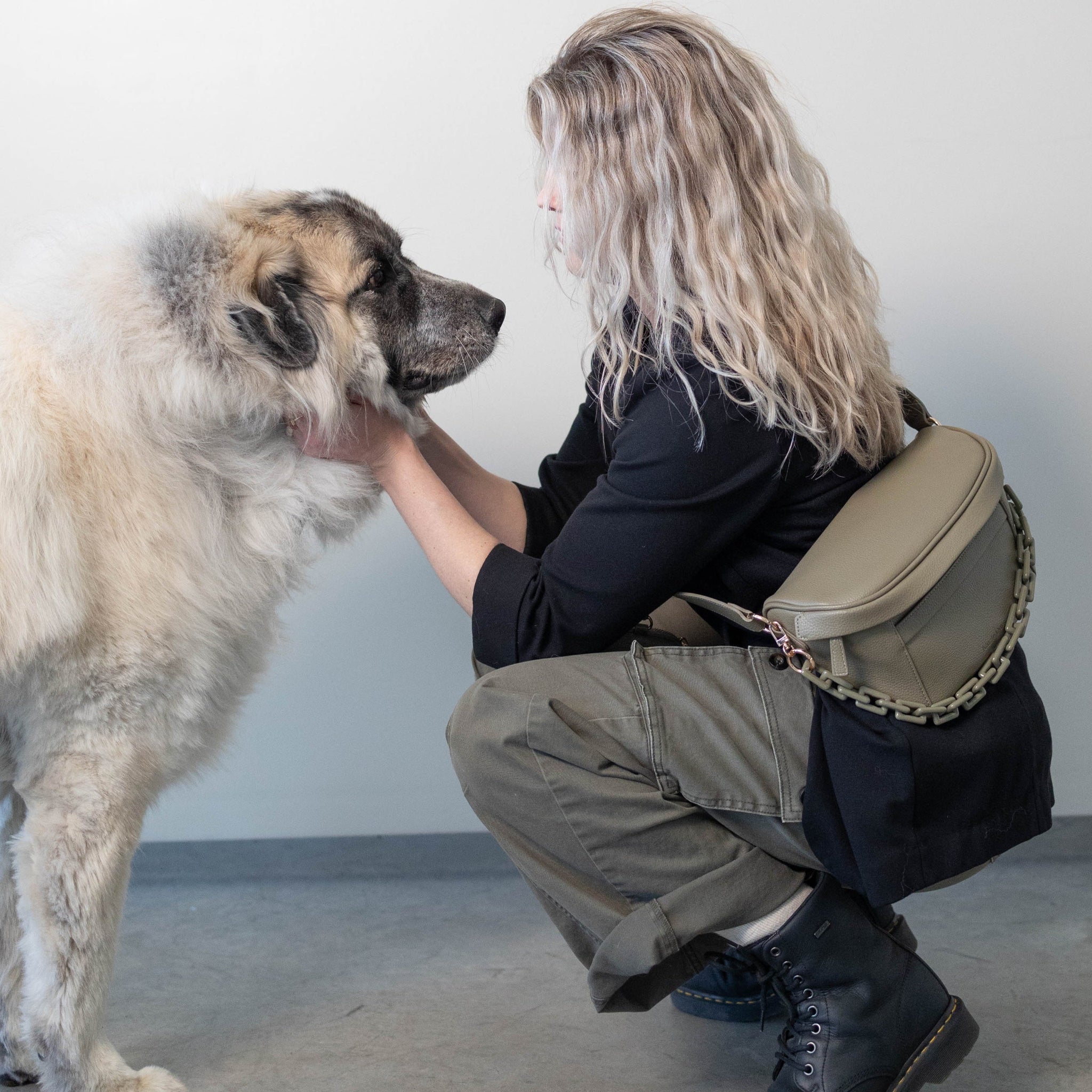 The Charlie Dog Walking Bag – More Room, Same Style | Mazie